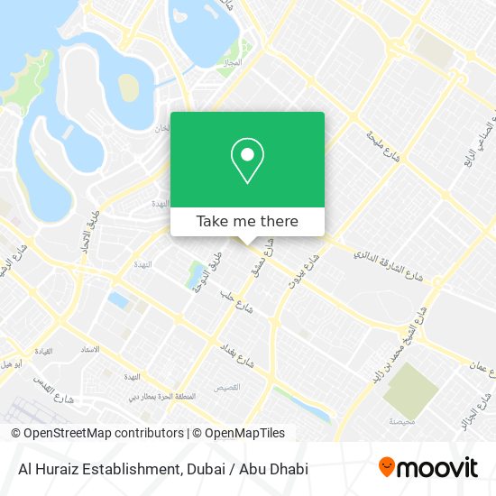 Al Huraiz Establishment map
