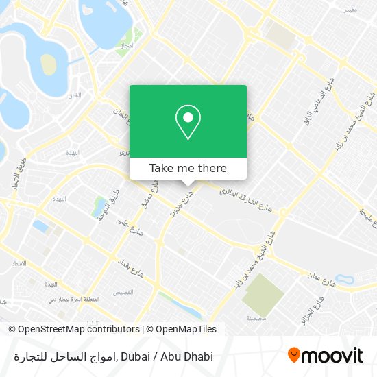 امواج الساحل للتجارة map