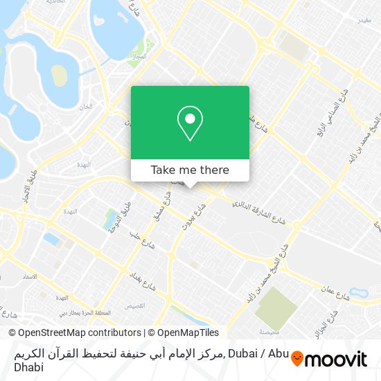 مركز الإمام أبي حنيفة لتحفيظ القرآن الكريم map