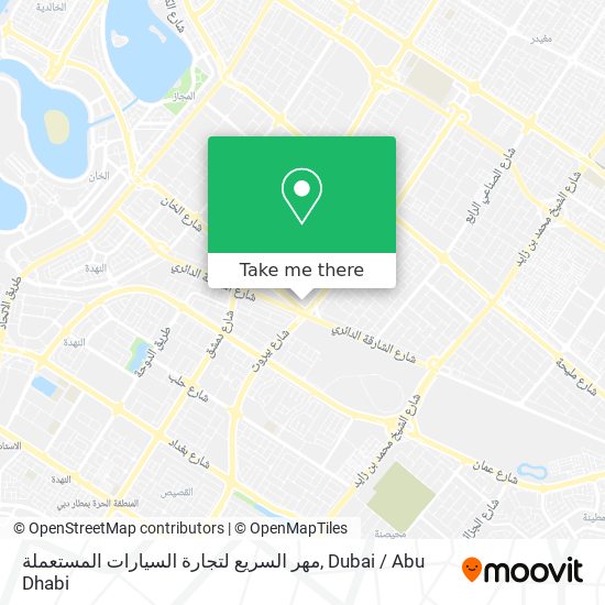 مهر السريع لتجارة السيارات المستعملة map