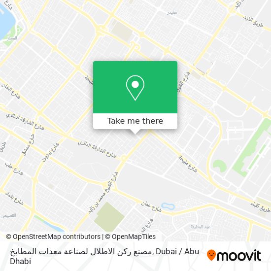 مصنع ركن الاطلال لصناعة معدات المطابخ map