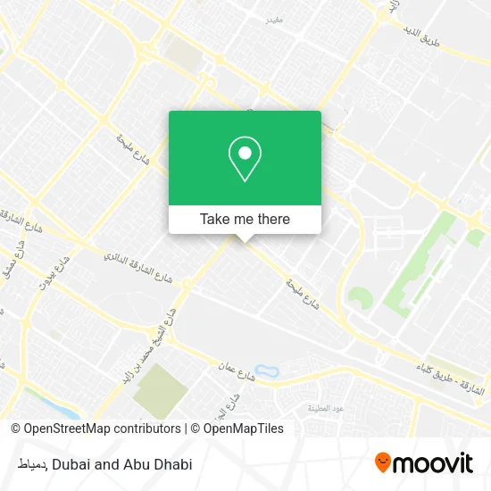 دمياط map