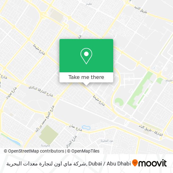 شركة ماي اون لتجارة معدات البحرية map