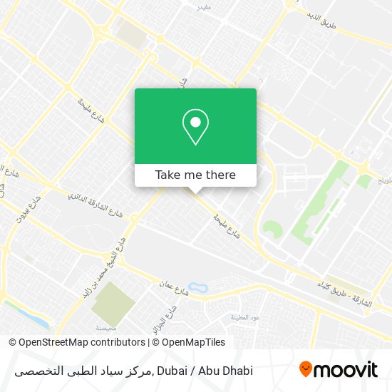 مركز سياد الطبى التخصصى map