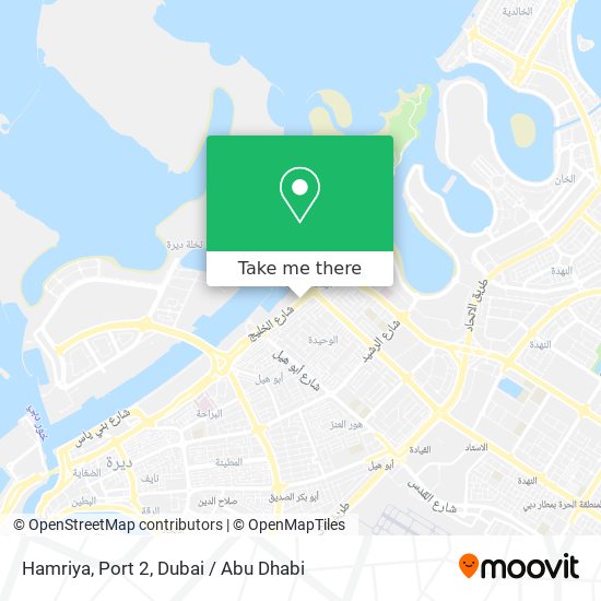Hamriya, Port 2 map