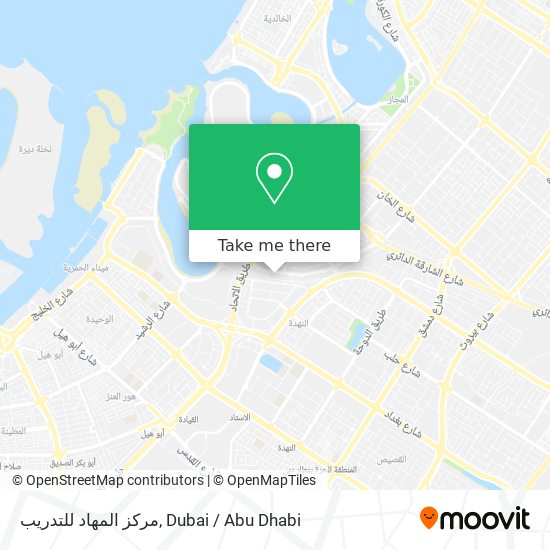 مركز المهاد للتدريب map