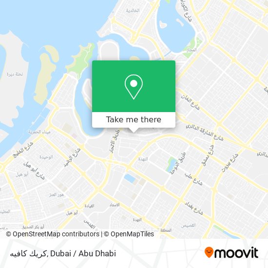 كريك كافيه map