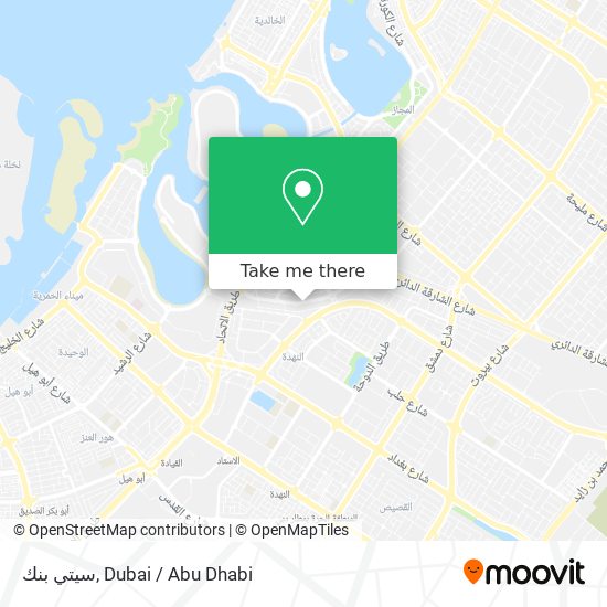 سيتي بنك map