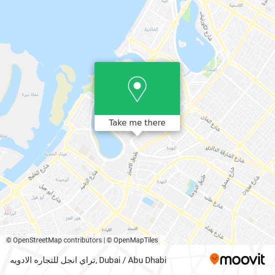 تراي انجل للتجاره الادويه map