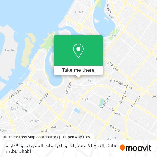 الفرح للأستشارات و الدراسات التسويقيه و الاداريه map