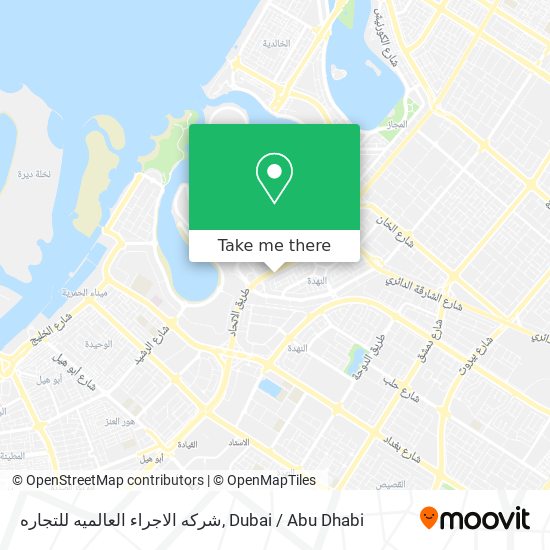 شركه الاجراء العالميه للتجاره map