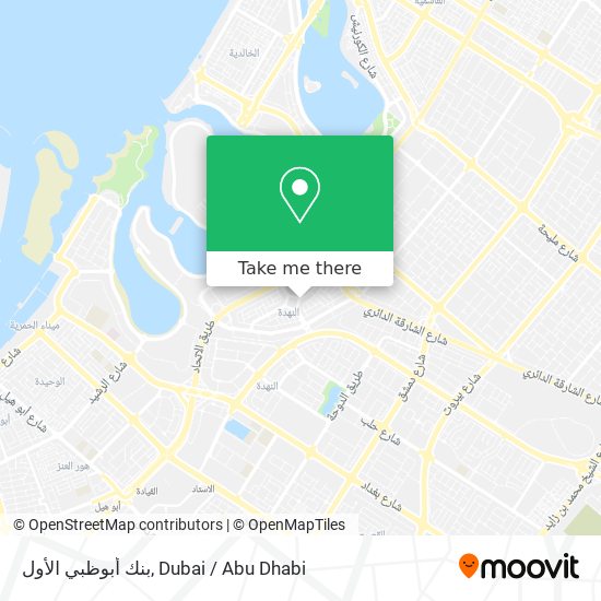 بنك أبوظبي الأول map