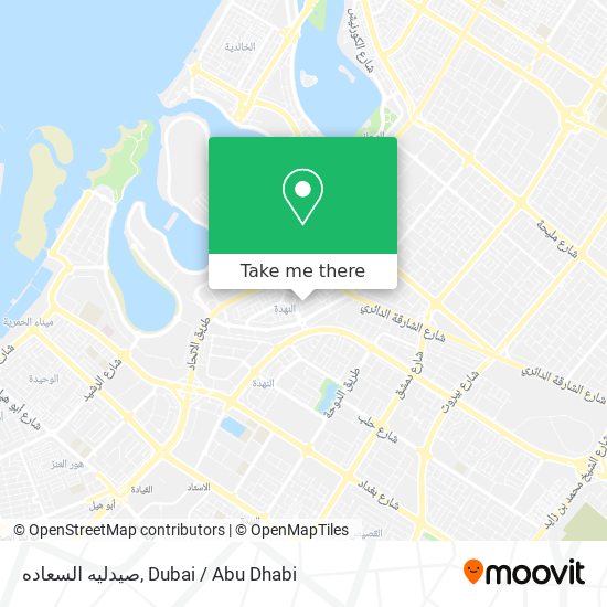 صيدليه السعاده map