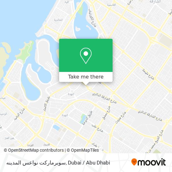 سوبرماركت نواعس المدينه map