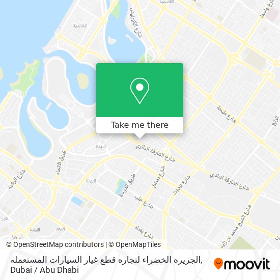 الجزيره الخضراء لتجاره قطع غيار السيارات المستعمله map