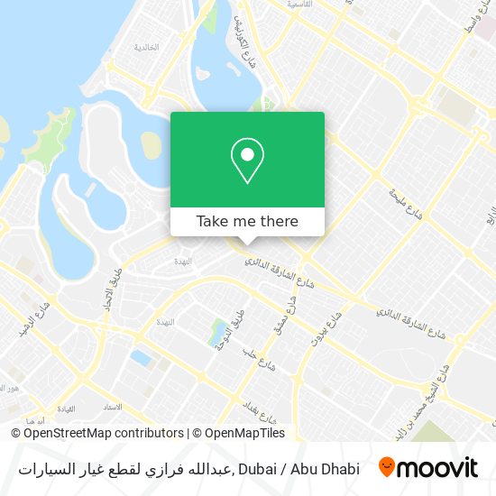 عبدالله فرازي لقطع غيار السيارات map
