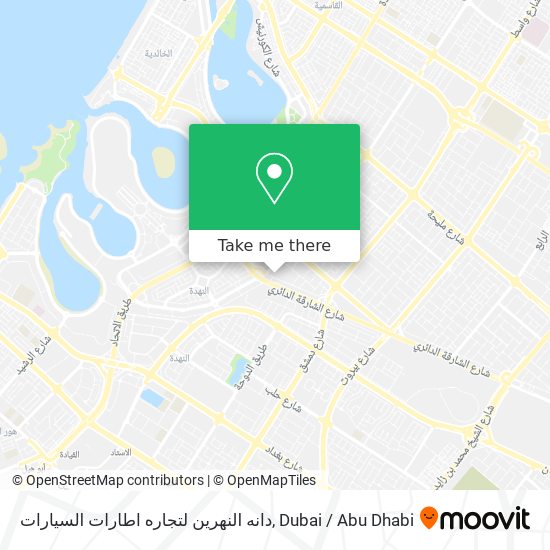 دانه النهرين لتجاره اطارات السيارات map