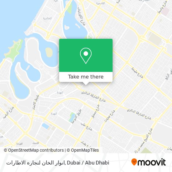 انوار الخان لتجاره الاطارات map