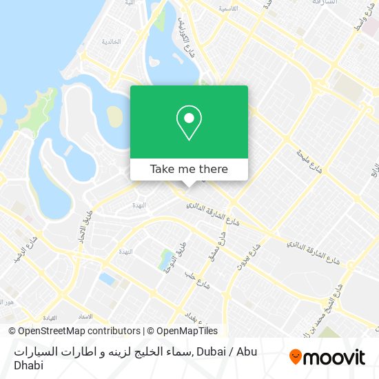 سماء الخليج لزينه و اطارات السيارات map