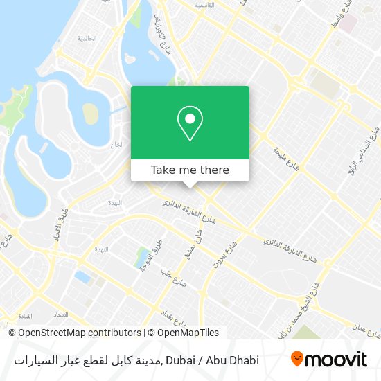 مدينة كابل لقطع غيار السيارات map