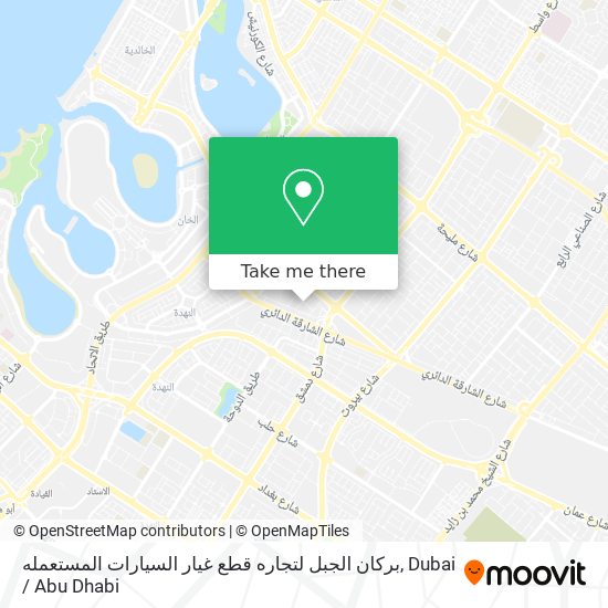 بركان الجبل لتجاره قطع غيار السيارات المستعمله map