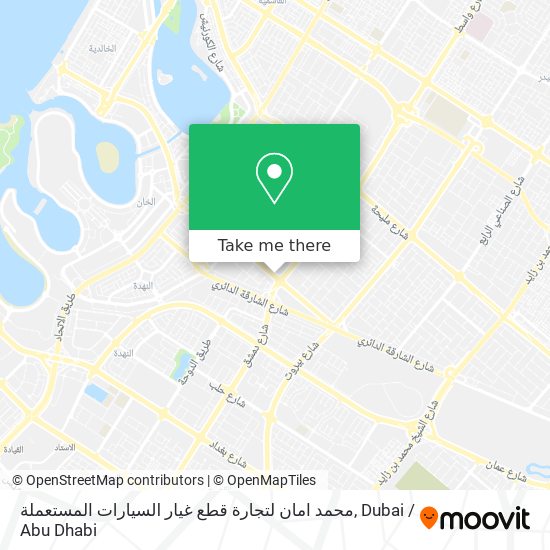 محمد امان لتجارة قطع غيار السيارات المستعملة map