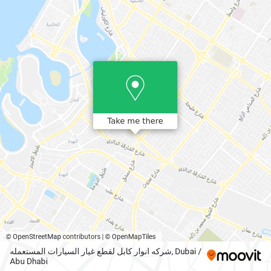 شركه انوار كابل لقطع غيار السيارات المستعمله map