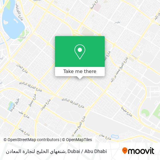 شنغهاي الخليج لتجارة المعادن map
