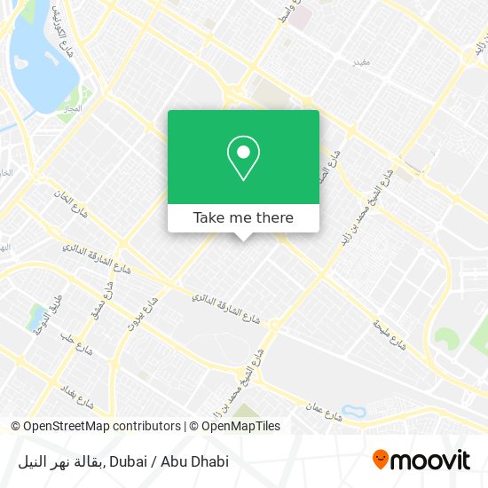 بقالة نهر النيل map