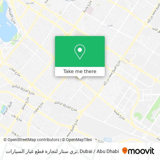 ثري ستار لتجارة قطع غيار السيارات map