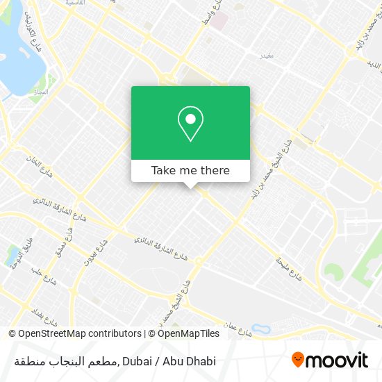 مطعم البنجاب منطقة map