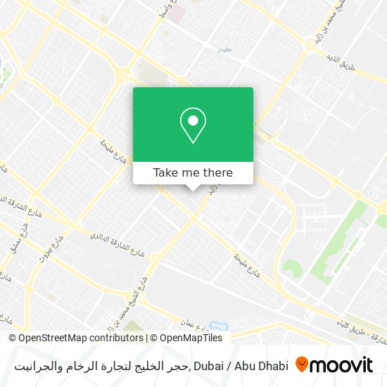 حجر الخليج لتجارة الرخام والجرانيت map