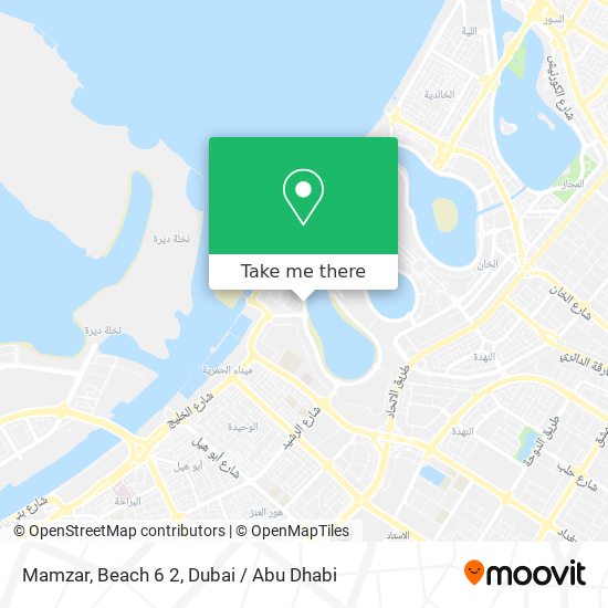 Mamzar, Beach 6 2 map