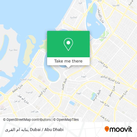 بنايه ام القرى map