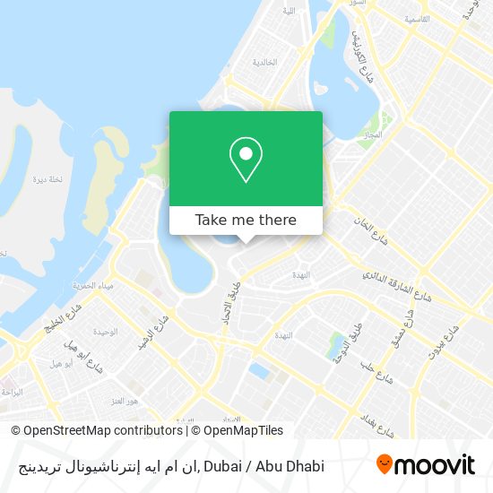 ان ام ايه إنترناشيونال تريدينج map