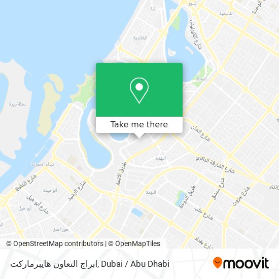 ابراج التعاون هايبرماركت map