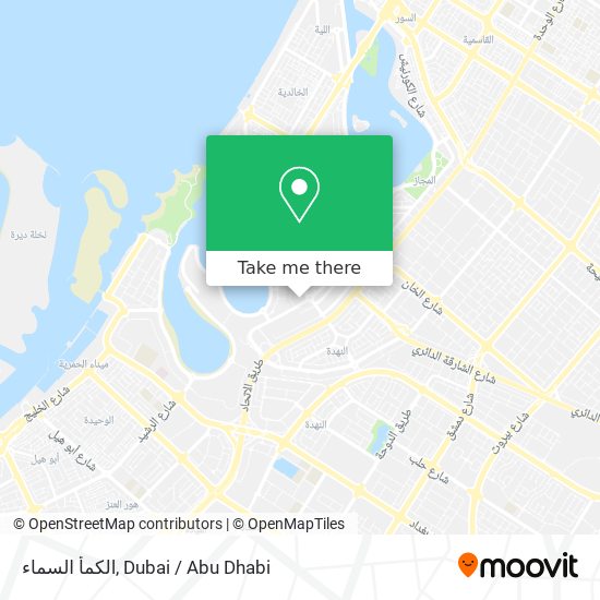 الكمأ السماء map