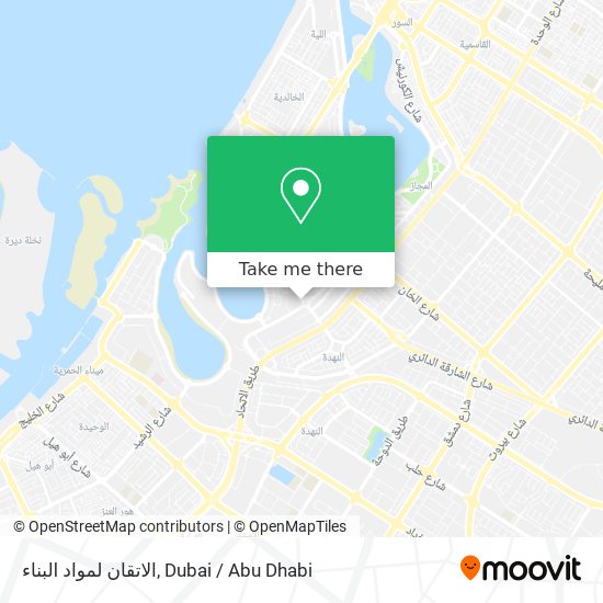 الاتقان لمواد البناء map