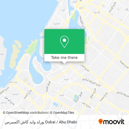 ورلد وايد كاش اكسبرس map