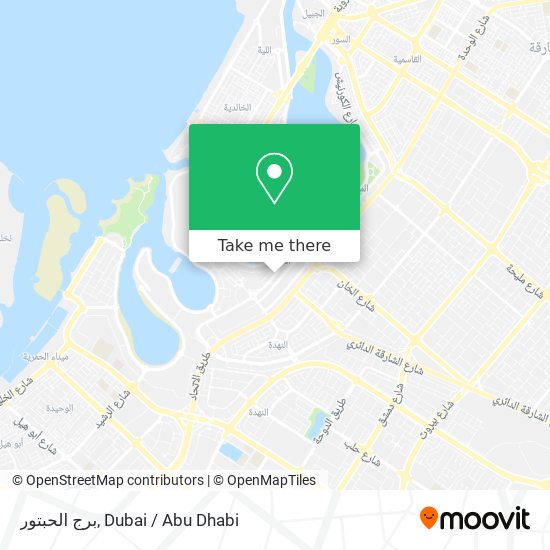 برج الحبتور map