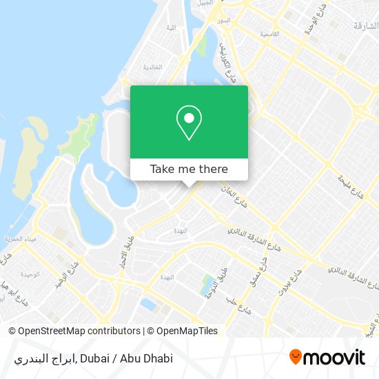 ابراج البندري map