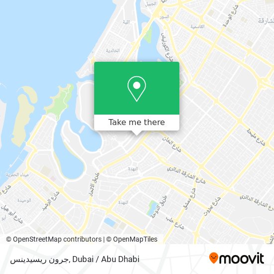 جرون ريسيدينس map