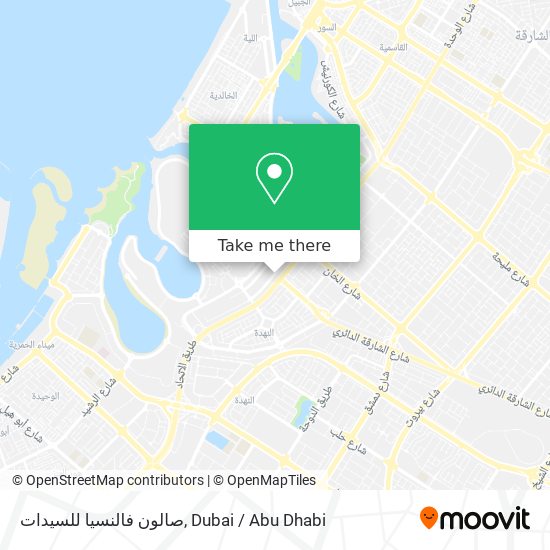 صالون فالنسيا للسيدات map