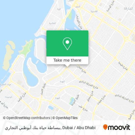 ببساطة حياة بنك أبوظبي التجاري map