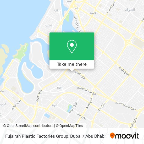 Fujairah Plastic Factories Group map