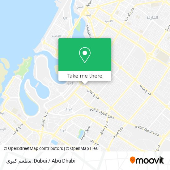 مطعم كيوي map