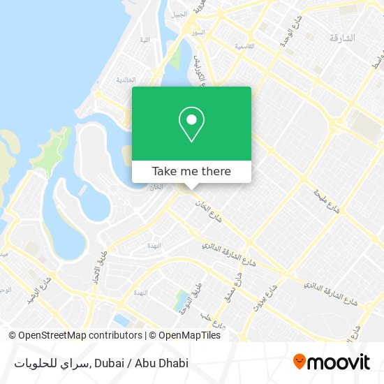سراي للحلويات map