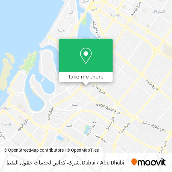 شركه كداس لخدمات حقول النفط map