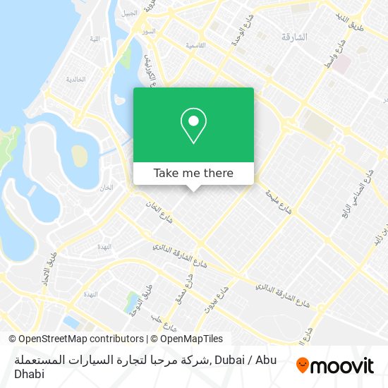 شركة مرحبا لتجارة السيارات المستعملة map