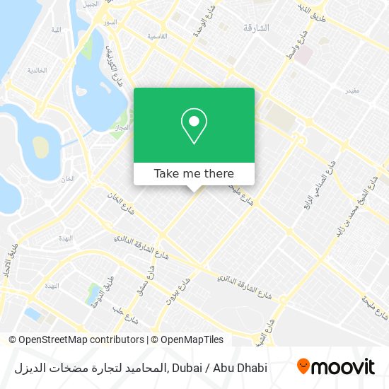 المحاميد لتجارة مضخات الديزل map